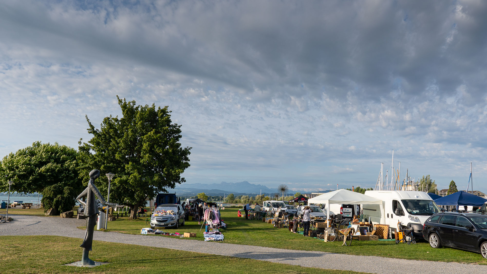 Flohmarkt am Hafen Romanshorn