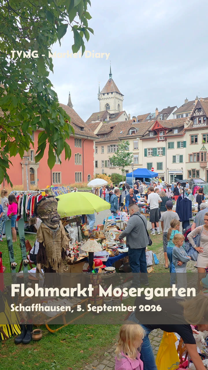 Flohmarkt im Mosergarten